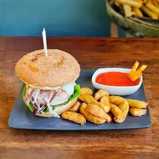 Egg burger