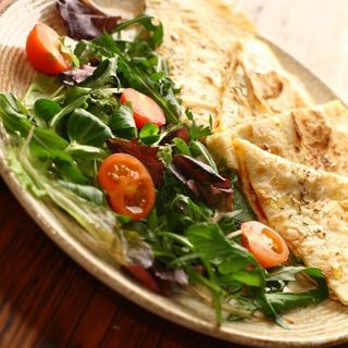 Piadine chicken-asparagus