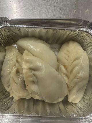 ravioli di vedura alla grglia（贴的蔬菜饺子）