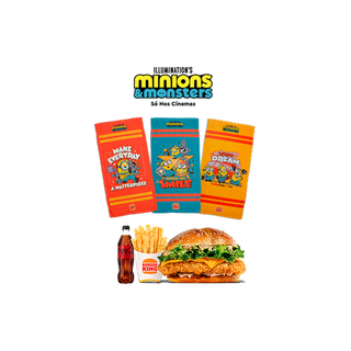 Menu de Verão Krispper com Toalha Minions