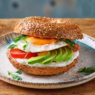 Bagel Avocado