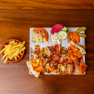 Plat shawarma au poulet