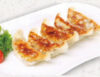 35 Ravioli giapponesi di pollo alla piastra 5 pezzi