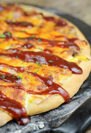 Grlled Barbeque Steak pizza