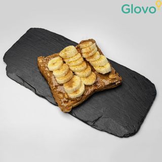 2 Toasts Amlou amande Banane Cannelle