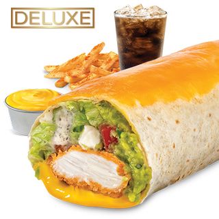 Menu Cheesy Chicken Burrito