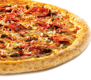 Мясная на тонком тесте 30 см 