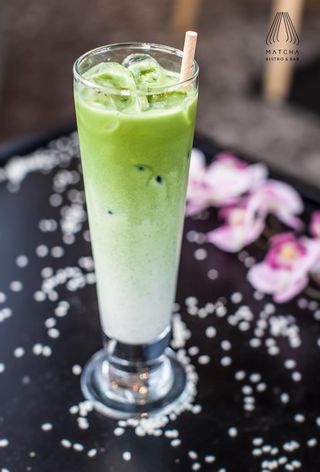 Matcha ice tea
