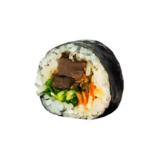 #F6 SpicyBeef ½ rolki (6 kawałków)
