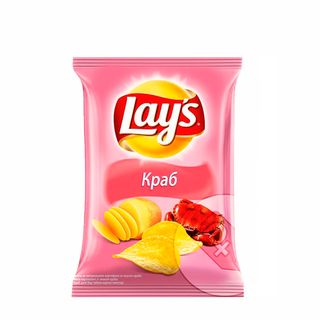 Чипсы Lay's краб 71гр. 
