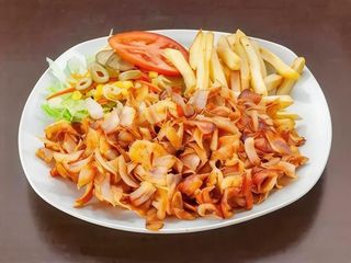 Menú De Plato Kebab