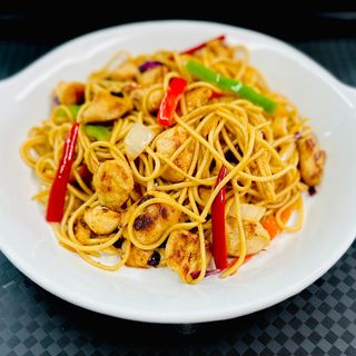 Esparguete de Natas e Frango