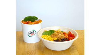 Makaron Bolognese (M) + Sałatka BBQ Chicken (S)