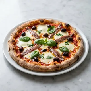Pizza De Anchoas (27 Cm.)