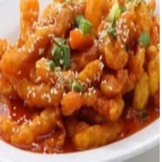 72-Pollo Crujiente Con Chilly Y Salsa Agridulce