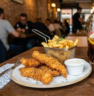 Menú De Tiras De Pollo