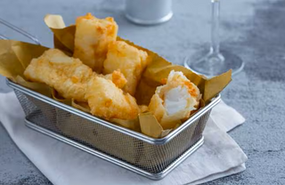 Filetto di baccalà pastellato