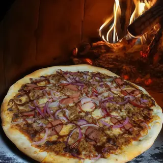 pizza barbacoa (familiar)
