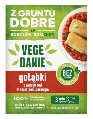 Gołąbki z warzyw w sosie pomidorowym 360 G