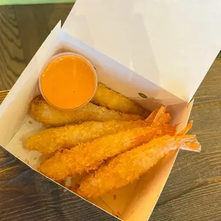 Gambero in tempura 
