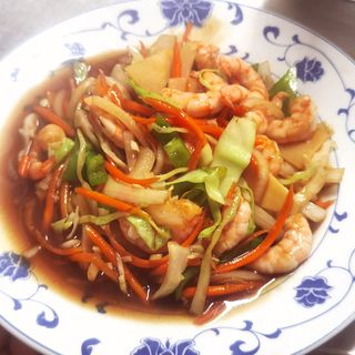 #54. Gambas Con Verdura