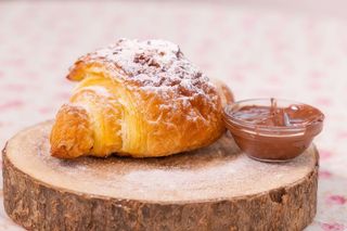 Croissant com Nutella