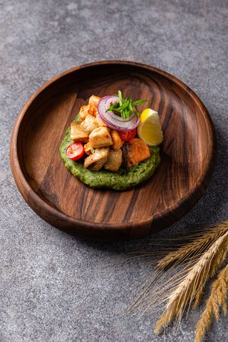 Куырдак из рыбы с дымком