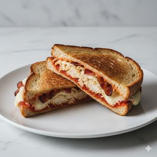 Panini de pollo y bacon