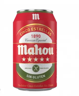 314.Cerveza mahou sin gluten 
