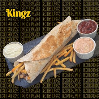 Lawasz Rollo z frytkami