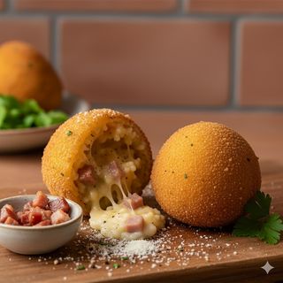 Arancino alla carbonara