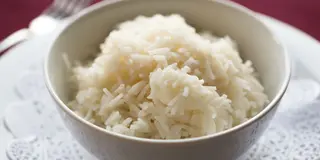 Рис басматі, приготований на пару