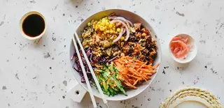Chicken sechuan poke