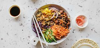 Chicken sechuan poke