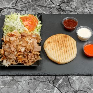 Plato Kebab. Sin patata ni arroz