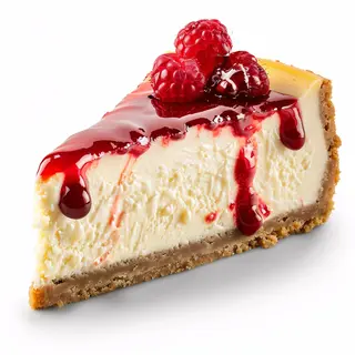 Cheesecake original con helado de vainilla