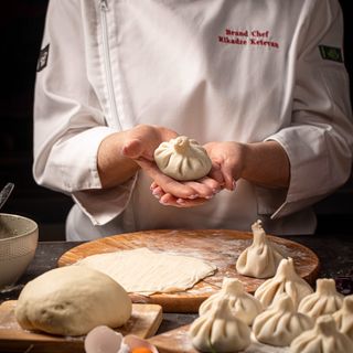 Хинкали с говядиной