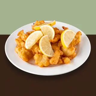 60 Pollo fritto in salsa limone