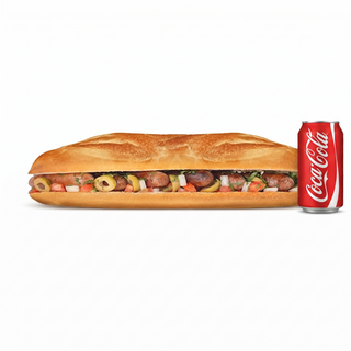 Menu Sandwich Marocain Saucisse