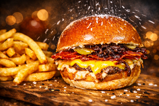Bacon burger (smashed)