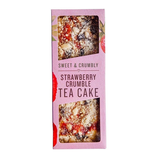 Strawberry Crumble Tea Cake