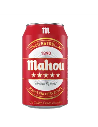 cerveza mahou (33 cl.)