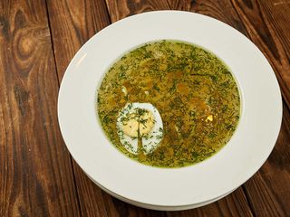 Бульон з курячим філе та пастою (450g)