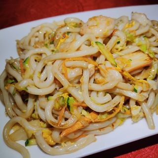 686 Udon con gamberi