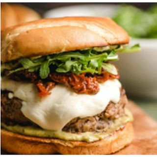 Mozzarella Cheese Beef Burger