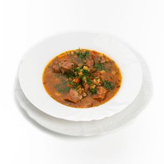 Ciorbă de fasole cu afumătură