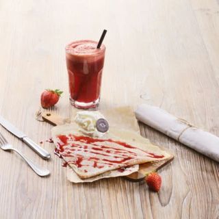 Crepe De Sirope De Fresas