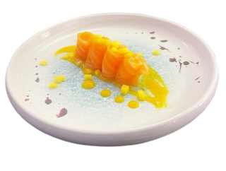 29. Carpaccio sake mango 4 pezzi