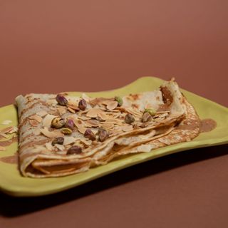 crêpes berbères amlou et amandes