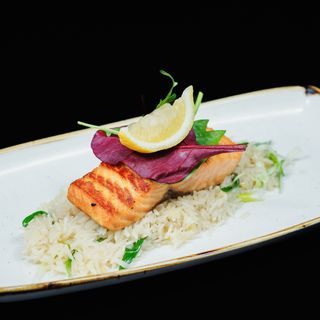 Somon la grătar cu orez fragrant 350g * 4